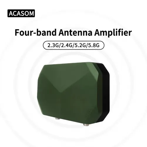 ROC-5+FA 2.3G/2.4G/5.2G/5.8G 10W четырёхдиапазонная система усиления сигнала 10W с солнечной панелью | Chipomi