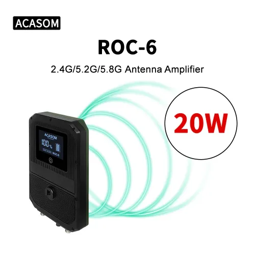 Усилитель сигнала дрона ROC-6 2.4G/5.2G/5.8G 20W | Chipomi