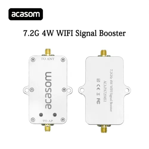 6–7,2 ГГц 4 Вт усилитель сигнала FPV и телеметрии WiFi 6E/7 ACASOM | Chipomi