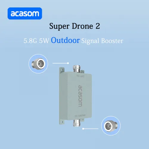 Усилитель сигнала 5,15–5,85ГГц 5Вт для наружного применения Wi-Fi и FPV систем ACASOM | Chipomi
