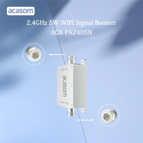 Усилитель сигнала ACASOM 2.4ГГц 5Вт N-тип для Wi-Fi, Bluetooth и Zigbee | Chipomi