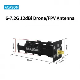 5.9–7.2GHz 30W Directional Antenna 12dBi ACA-ANT607012A1 ACASOM