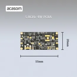 5.8GHz 4W RF Signal Amplifier PCBA with Accessories ACASOM