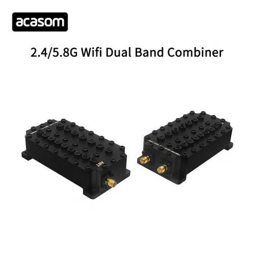 Двухдиапазонный резонаторный диплексер Wi-Fi 2,4 ГГц / 5,8 ГГц 100 Вт ACASOM | Chipomi
