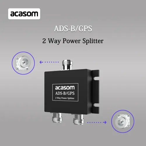 2-канальный разветвитель мощности ACASOM 1090 МГц 1575 МГц для ADS-B GPS | Chipomi