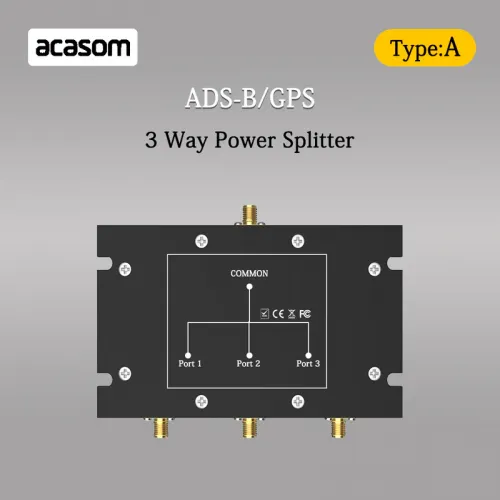 ACASOM 1090MHz 1575MHz 3 Way Power Divider for ADS-B GPS | Chipomi