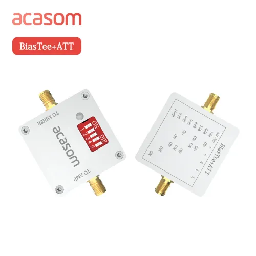 Super BiasTee 600–2000 МГц ACASOM с цифровым аттенюатором 0–31,5 дБ и током до 2 А | Chipomi