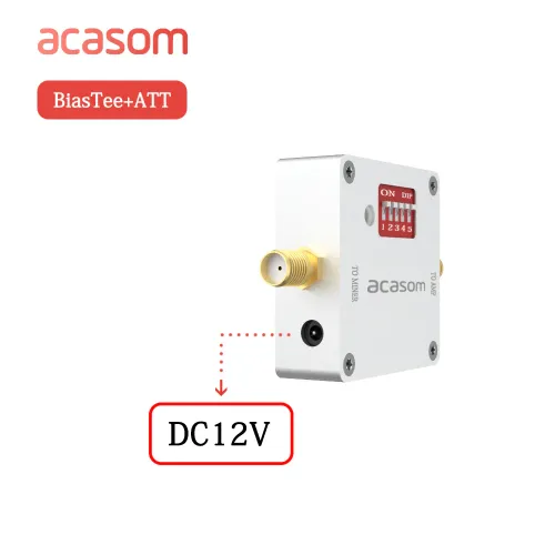 Super BiasTee 600–2000 МГц ACASOM с цифровым аттенюатором 0–31,5 дБ и током до 2 А | Chipomi