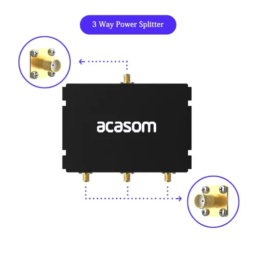 800–1000 МГц 3-канальный разветвитель мощности 868/915 МГц SMA для LoRa Helium ACASOM | Chipomi