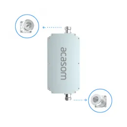868 МГц уличный полостной фильтр IP67 с разъёмами N-гнездо для Helium и LoRaWAN ACASOM