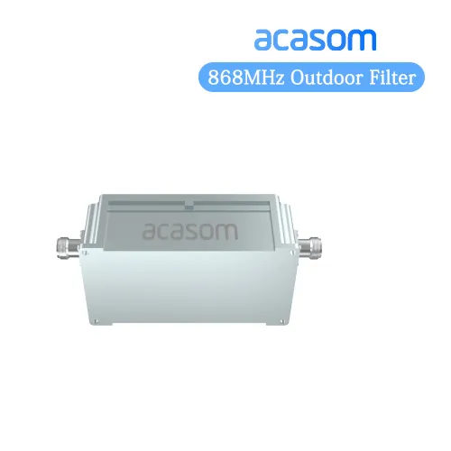 Уличный IP67 868 МГц полостной фильтр ACASOM для Helium и LoRaWAN с разъёмами N-гнездо | Chipomi