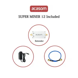 902–928 МГц 1 Вт усилитель сигнала Helium Super Miner12 ACASOM