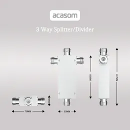 600–6000 МГц 50 Вт 3-канальный делитель мощности микрополосковый ACASOM