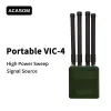 600–1000 МГц 50Вт 4-канальный портативный глушитель дронов ACASOM VIC-4 | Chipomi