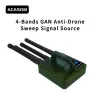 600–1000 МГц 50Вт 4-канальный портативный глушитель дронов ACASOM VIC-4 | Chipomi