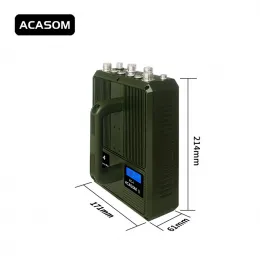 VIC-4 900MHz / 1.2GHz / 2.4GHz / 5.8GHz 10W Portable FPV Jammer ACASOM