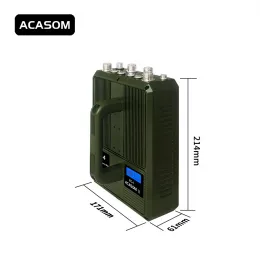 VIC-4 900 МГц / 1.2 ГГц / 2.4 ГГц / 5.8 ГГц 20 Вт портативный FPV-глушитель ACASOM