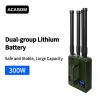 900МГц / 2.4ГГц / 5.2ГГц / 5.8ГГц 20Вт антидроновый портативный глушитель ACASOM VIC-4 | Chipomi